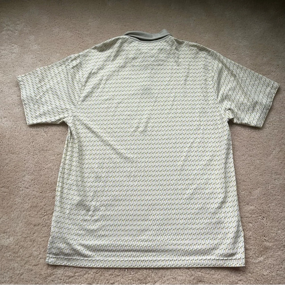 Ashworth Golf Co. Men’s Beige/Yellow Retro Polo Shirt - *L? (no size tag) - VGUC - Picture 2 of 8